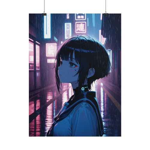 cyber punk Rolled Posters